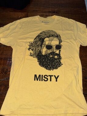 Father John Misty MISTY Graphic Yellow Men's T-Shirt